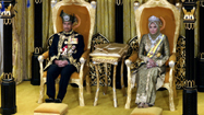 マレーシアの新国王即位式の写真