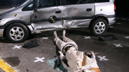 大型SUV車の衝突事故(原題：Crushed By An SUV)の写真