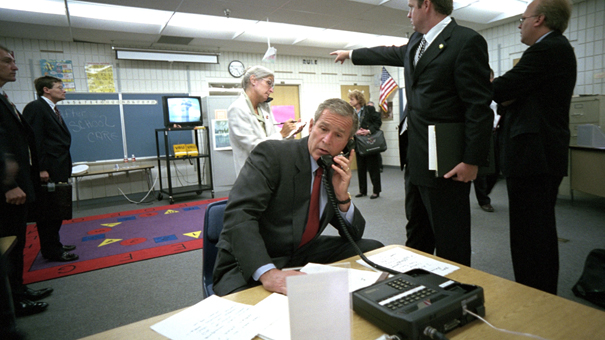 ブッシュ元大統領が語る9.11の写真